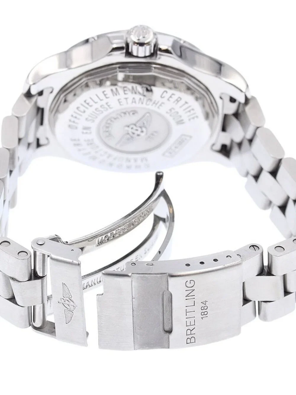 BREITLING Colt A74380 GMT date black Dial Quartz Men's Watch_973147